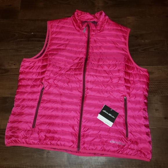 eddie bauer microlight down vest